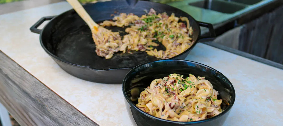Creamy Venison Stroganoff