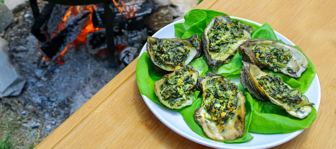 Smoked Oysters Rockefeller