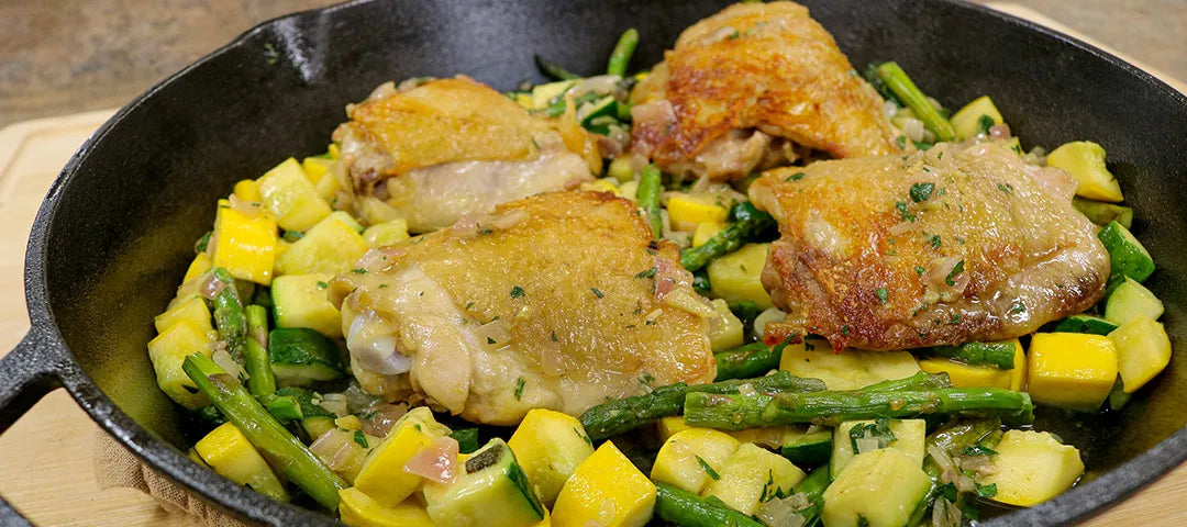 Chicken Thighs in Lemon Pan Sauce