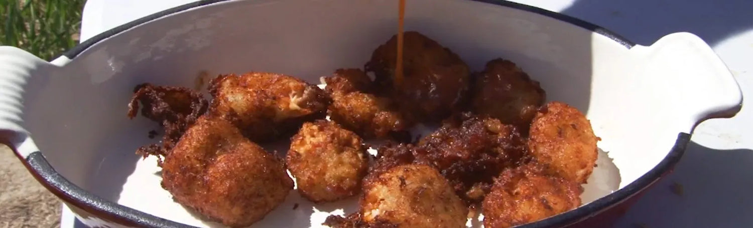Hot Sauce Chicken Tots