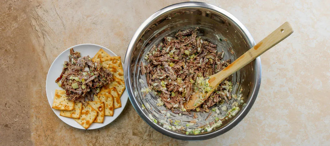 Wild Turkey Leg Salad