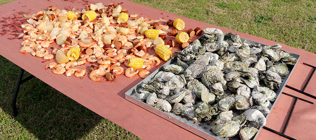 Low Country Boil & Steamed Oysters