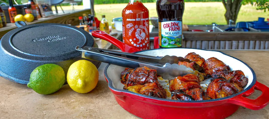 Bacon Wrapped Duck Poppers