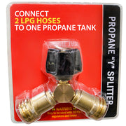 Y CONNECTOR FOR LP GAS TANK