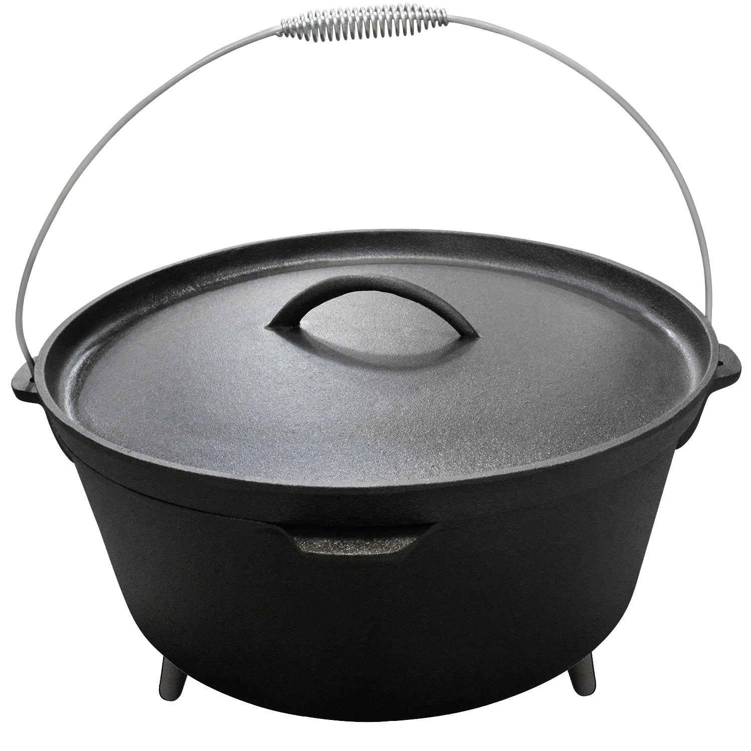 20QT CAST IRON DUTCH OVEN W/ LID