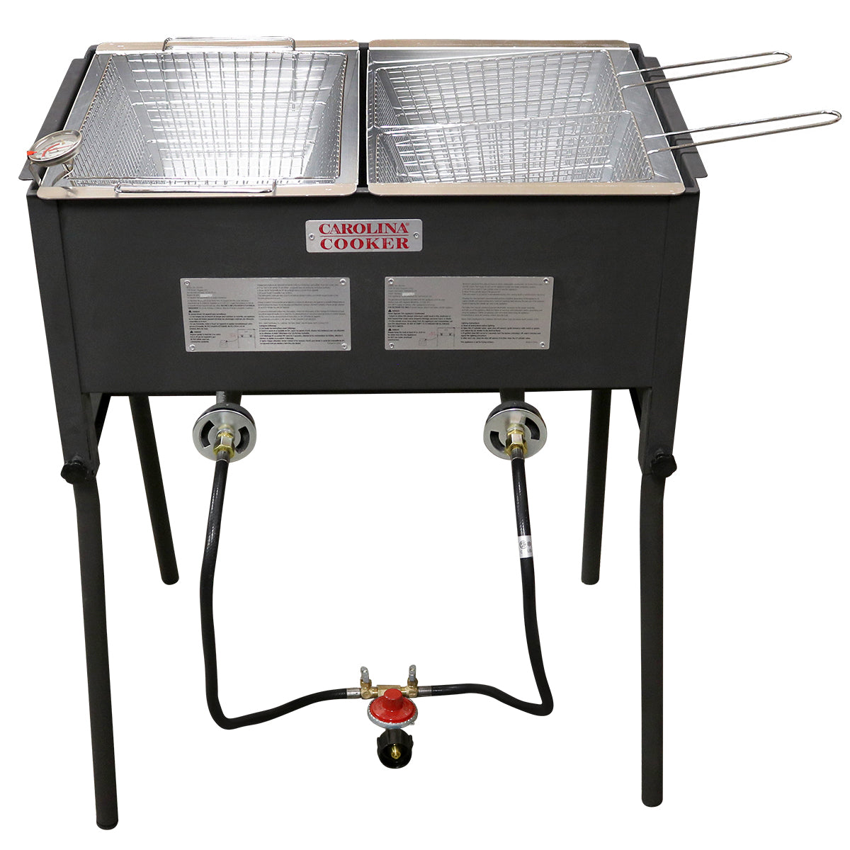 2 BURNER FRYER W/ 3 BASKETS