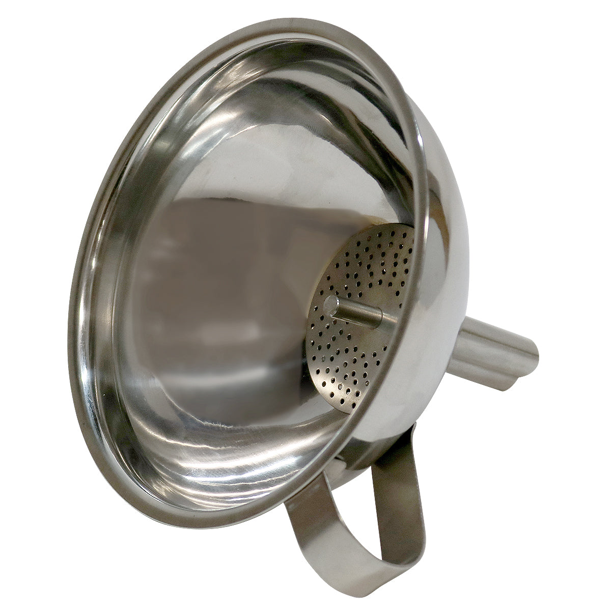 5" SS FUNNEL REMOVABLE STRAINER