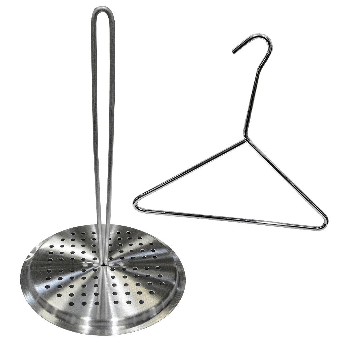 30QT AL FRY POT W/LID, SUPPORT