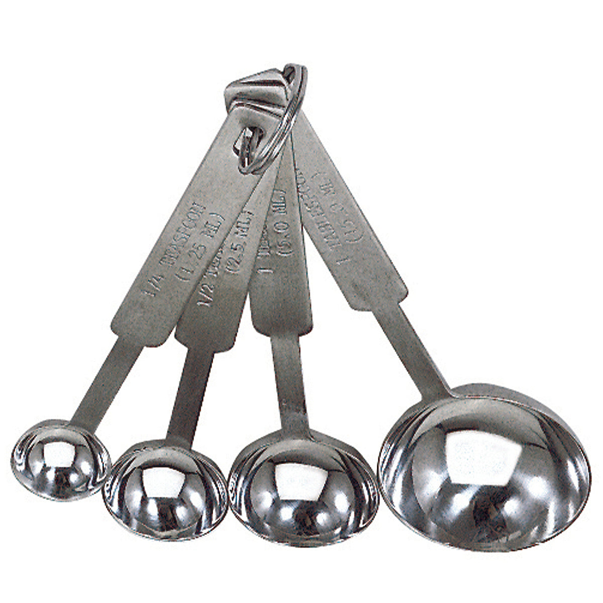 4PC SS MEASURING SPOON SET