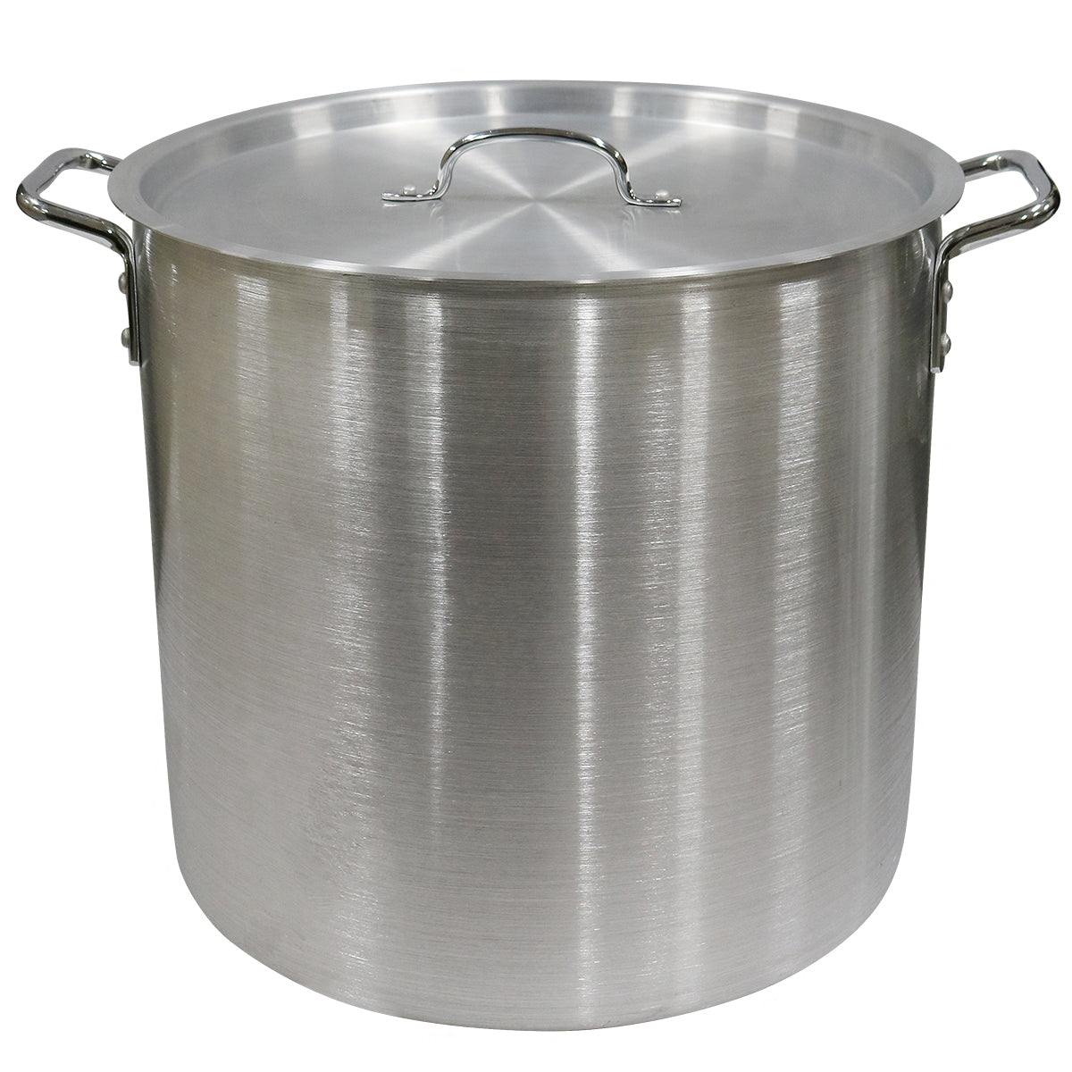 40QT STOCK POT W/ LID, AL