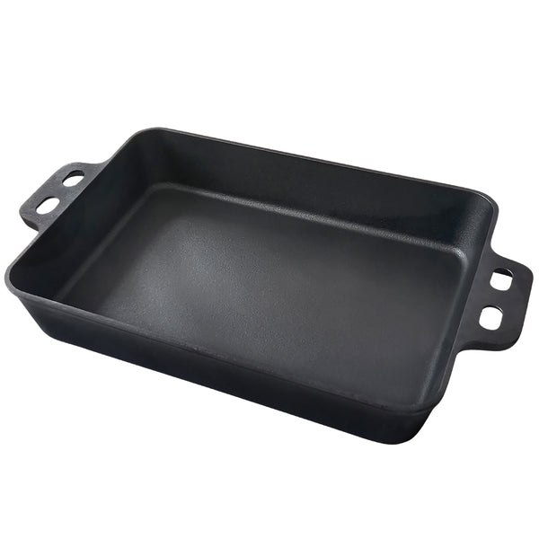 16.5 in. Cast Iron Deep Baking Pan