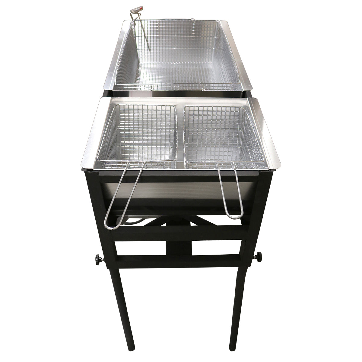 3 BURNER FRYER W/ 2 BASKETS