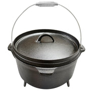 9QT CAST IRON DUTCH OVEN W/ FEET