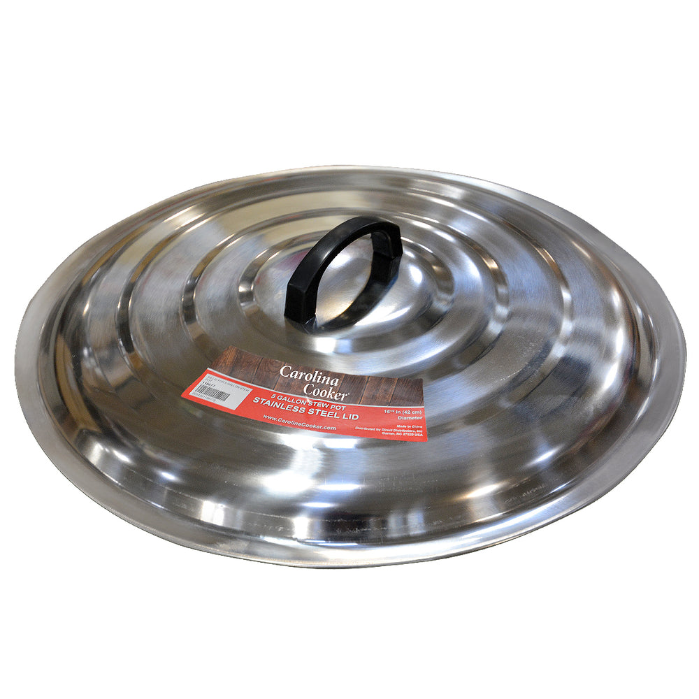 5GAL STEW POT LID W/ HNDL, SS