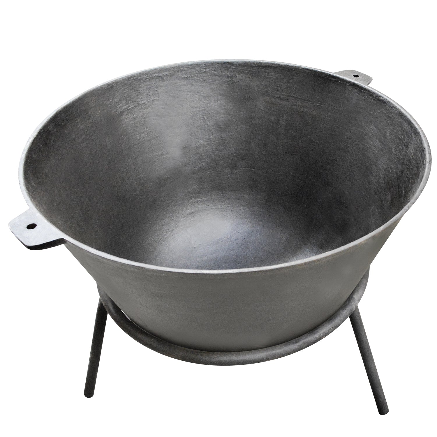 75GAL CAST IRON STEW POT & STAND
