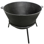 75GAL CAST IRON STEW POT & STAND