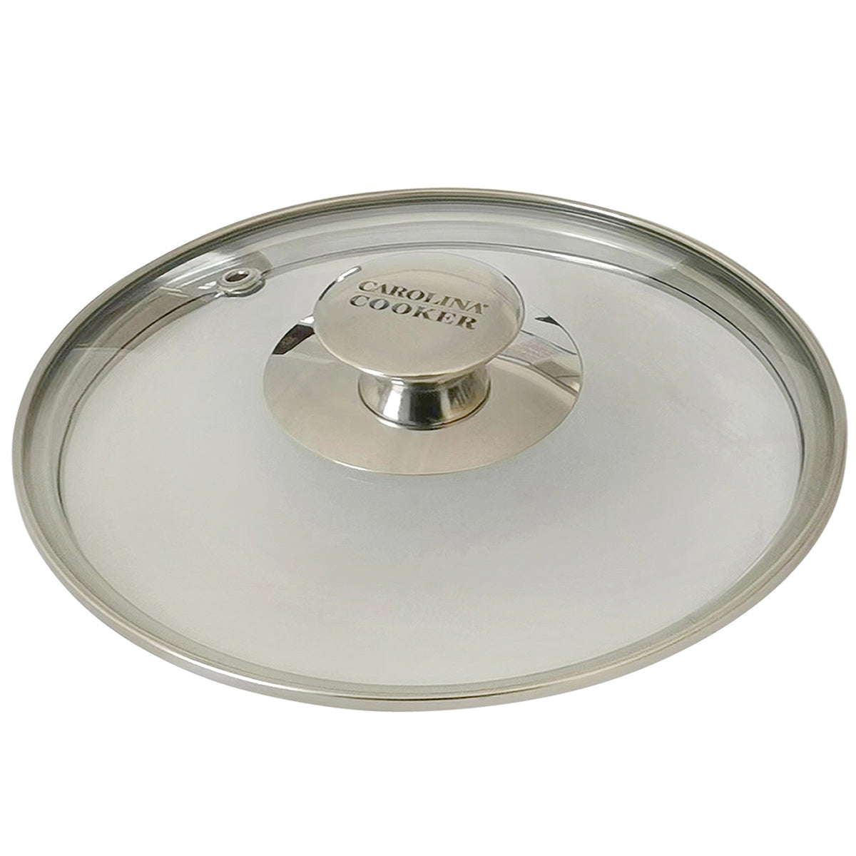 10.5" GLASS LID W/ SS KNOB