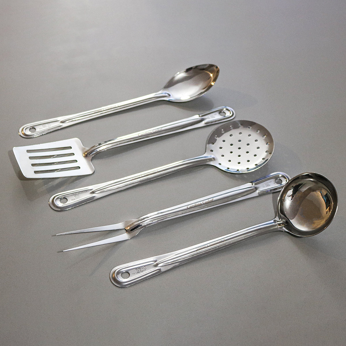 5PC SS SERVING UTENSIL SET