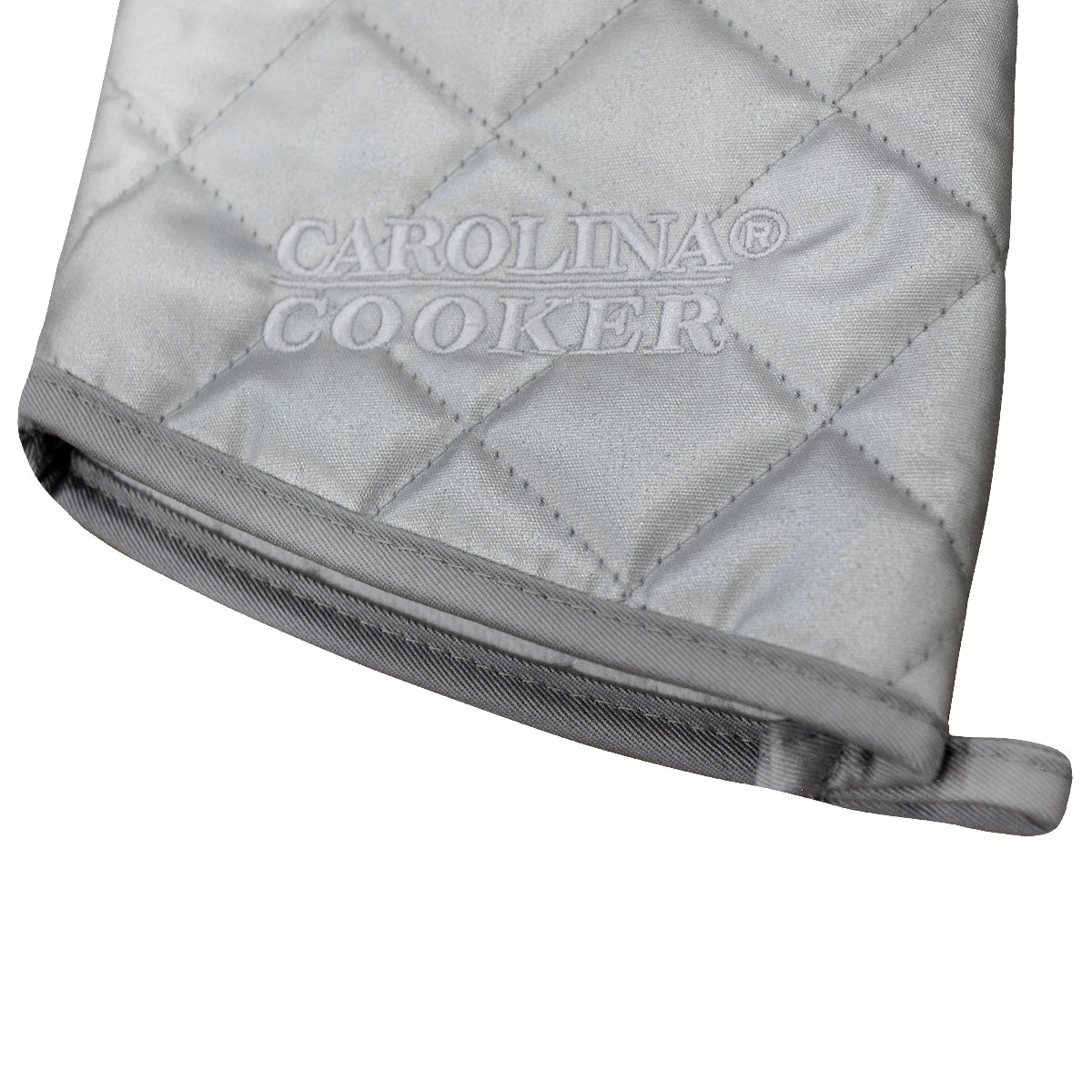 OVEN MITTS PAIR GRAY W/ LOGO