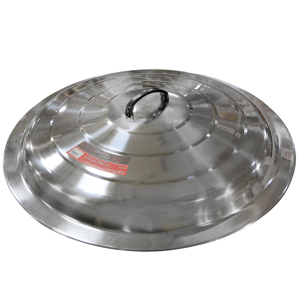 25GAL STEW POT LID W/ HNDL, SS