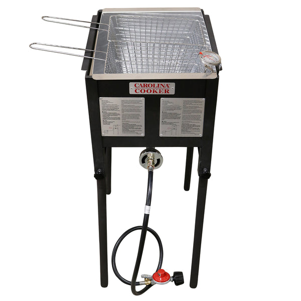 1 Burner Fryer with Dual Baskets