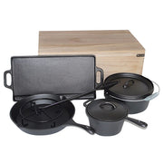 7PC CAST IRON CAMP COOKWARE SET
