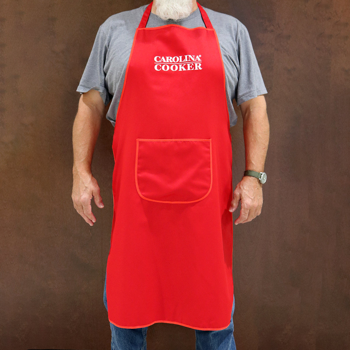 OVER-NECK LONG-STRAP HEAVY APRON