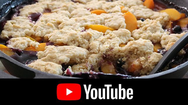 Peach And Blueberry Bourbon Crumble Video