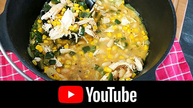 White Bean Chicken Chili Recipe Video